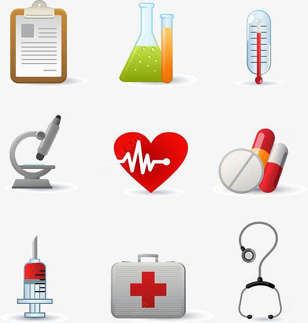 醫療器械圖標矢量圖 高清素材助力專業設計
